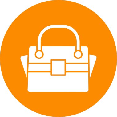 çanta simgesi vektör illüstrasyonu