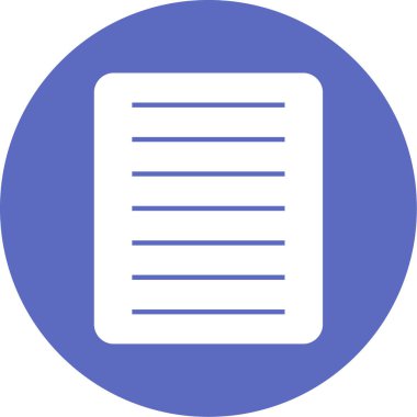 Vektör belgesi Simge illüstrasyonu