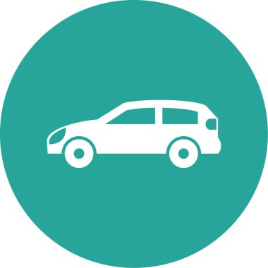 araba simgesi vektör illüstrasyonu