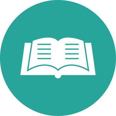 kitap simgesi, vektör illüstrasyonu