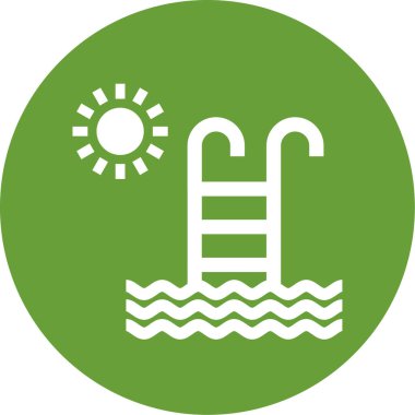 Projeniz için yüzme havuzu simgesi