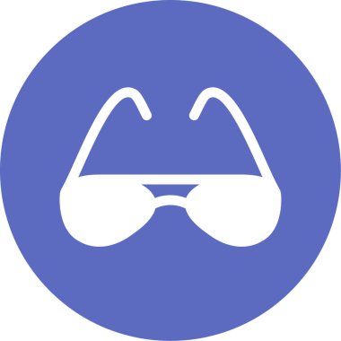 Güneş gözlüğü. Web simgesi basit illüstrasyon