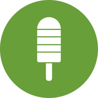 Dondurma simgesinin vektör illüstrasyonu