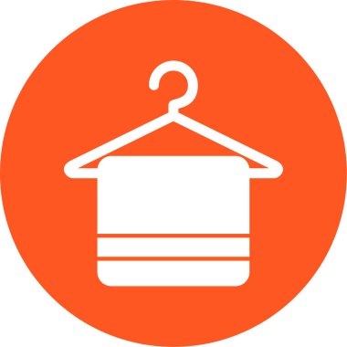 askı simgesi vektör illüstrasyonu