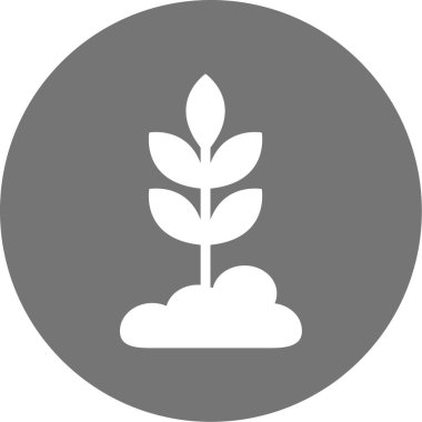 Ağaç simgesinin vektör illüstrasyonu