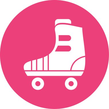 Kaykay. Web simgesi basit illüstrasyon