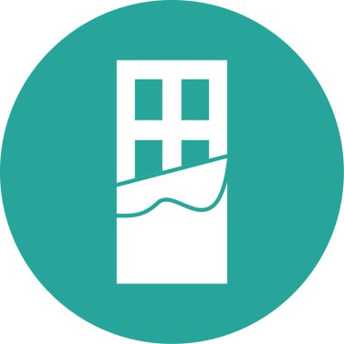 Pencere. Web simgesi vektör illüstrasyonu