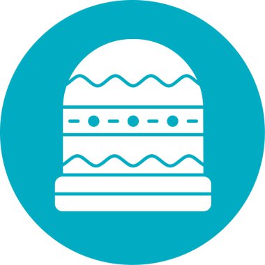 Pasta Simgesinin Vektör illüstrasyonu