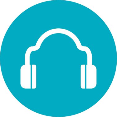 vektör kulaklıkları sembol simgesi