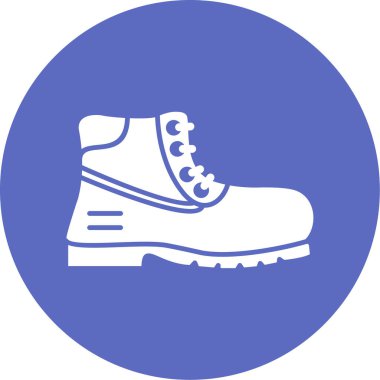 Spor ayakkabı. Web simgesi basit illüstrasyon