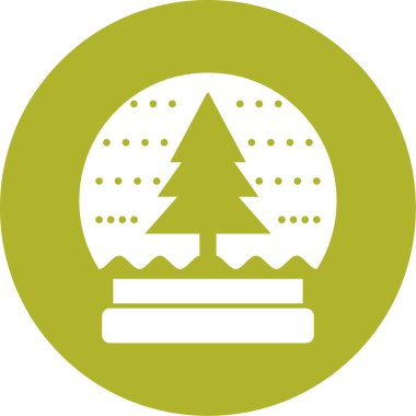 Noel ağacı simgesi vektör illüstrasyonuName