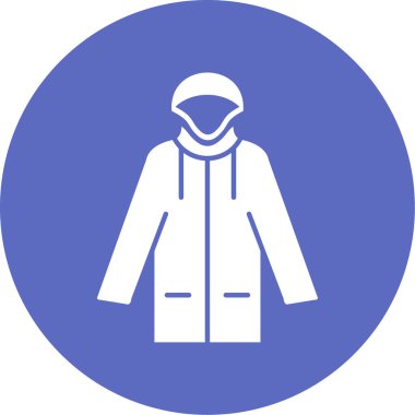 Ceket ikonu. vektör illüstrasyonu 