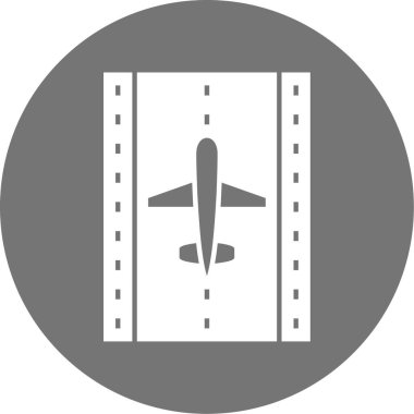 uçak ikonu vektör illüstrasyonu