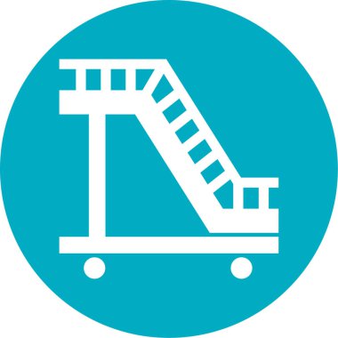 Havaalanı simgesinin vektör illüstrasyonu 