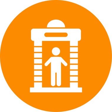 Havaalanı simgesinin vektör illüstrasyonu 