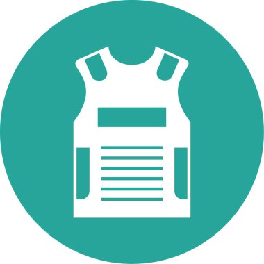 Tişört ikonu. vektör illüstrasyonu