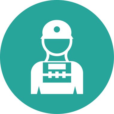 Bir insan simgesinin vektör illüstrasyonu