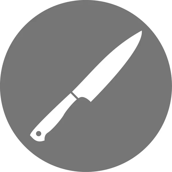 Icône Couteau Illustration Simple Des Icônes Vectorielles Ustensiles Cuisine Pour — Image vectorielle