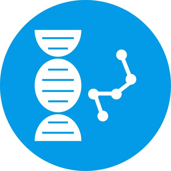 Ícone Dna Ilustração Vetorial — Vetor de Stock