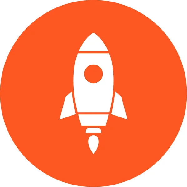 Rocket Icon Vector Illustration — Stock Vector