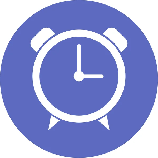 Reloj Icono Web Ilustración Simple — Vector de stock