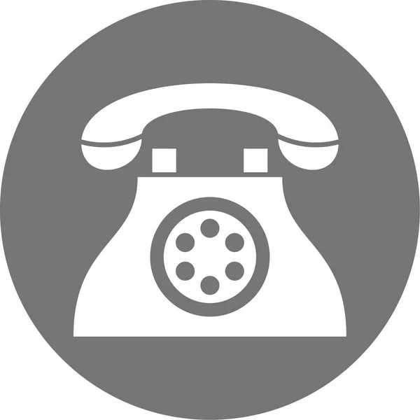 Teléfono Icono Web Ilustración Simple — Archivo Imágenes Vectoriales