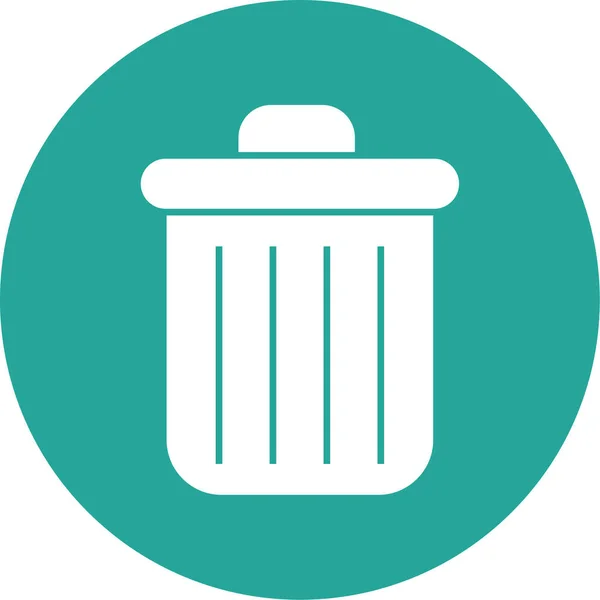 Vector Illustration Trash Icon — Stock Vector