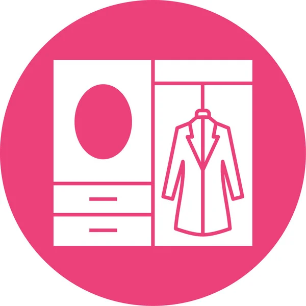 Kleding Pictogram Vector Illustratie — Stockvector