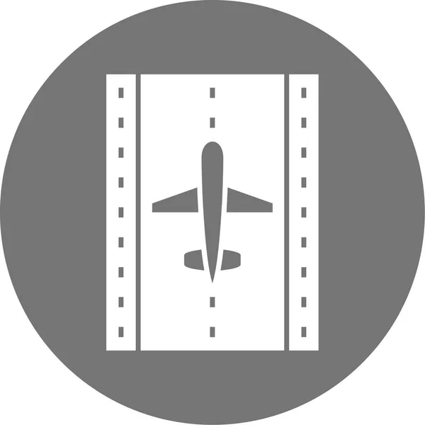 Flugzeug Symbol Vektor Illustration — Stockvektor