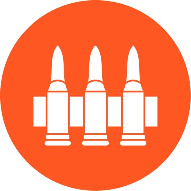 Bir kurşun simgesinin vektör çizimi