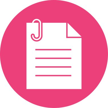 Dosya simgesinin vektör illüstrasyonu