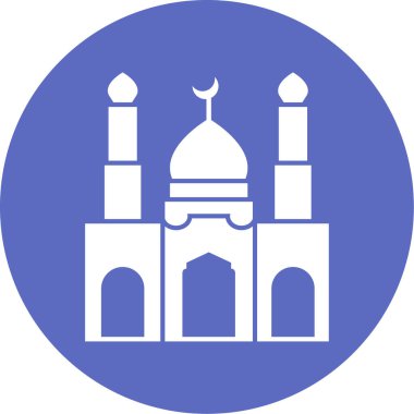 Cami. Web simgesi basit illüstrasyon