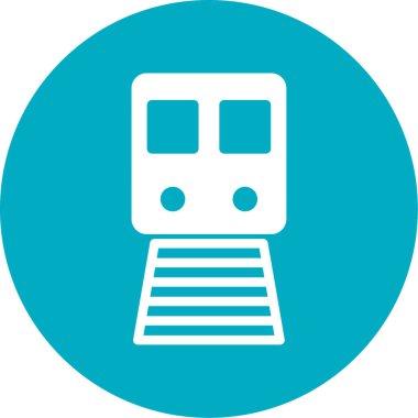tren simgesi vektör illüstrasyonu
