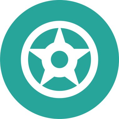 Pusula simgesinin vektör illüstrasyonu