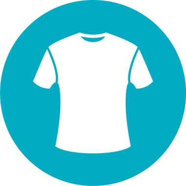 Tişört ikonu. vektör illüstrasyonu