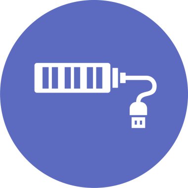 Basit güç modern simgesinin vektör illüstrasyonu