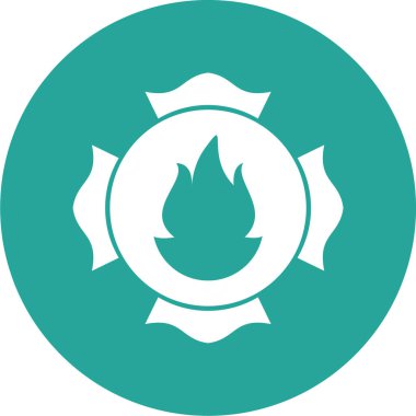 vektör ateş simgesi arkaplanda izole edildi.