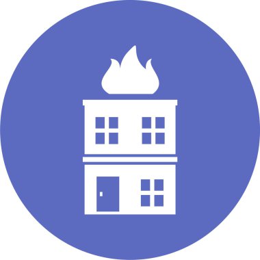 Modern yapı simgesinin vektör illüstrasyonu