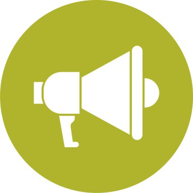 Megafon. Web simgesi basit tasarım