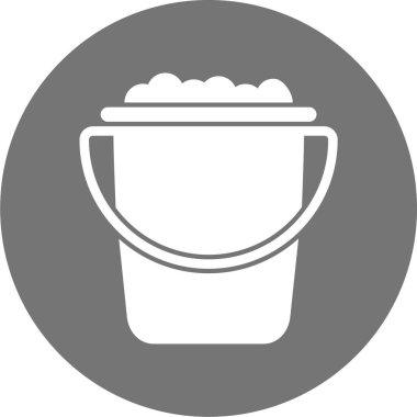 kova simgesinin vektör illüstrasyonu