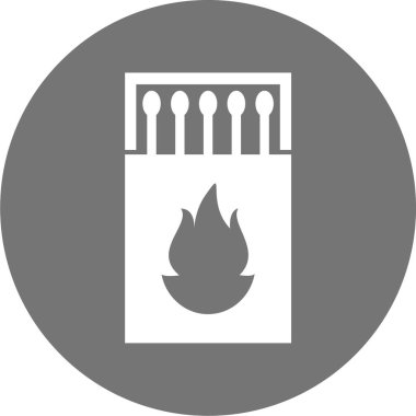 Ateş vektörü simgesini ateşle