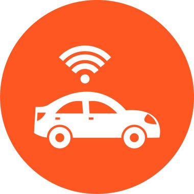 araba simgesi vektör illüstrasyonu