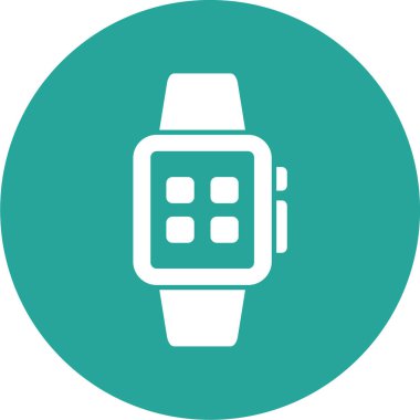 akıllı saat simge vektör illüstrasyonu