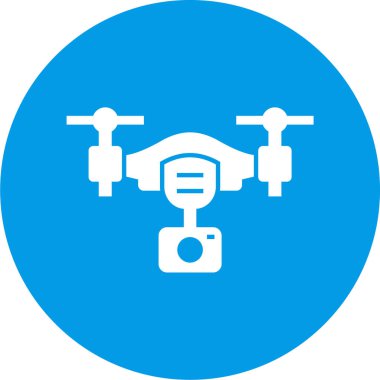 İHA simgesi, vektör illüstrasyonu