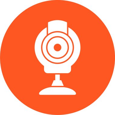 kamera, web tasarımı ve kullanıcı arayüzü konsepti simgesi.