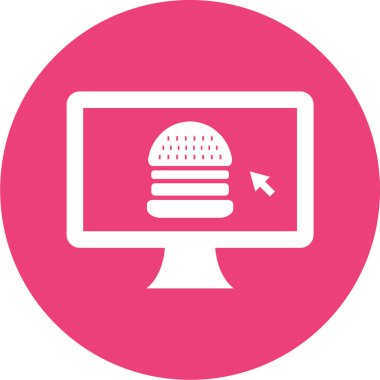 Soyut arkaplanda izole edilmiş simgeyi göster