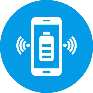 Akıllı telefon simgesinin vektör görüntüsü