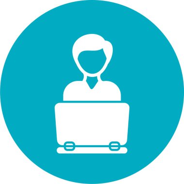 iş kişi simge vektör çizim