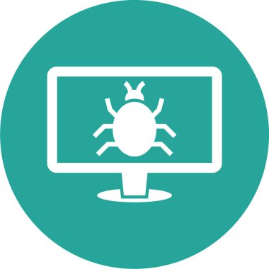 Bilgisayar ekranı. vektör illüstrasyonu.