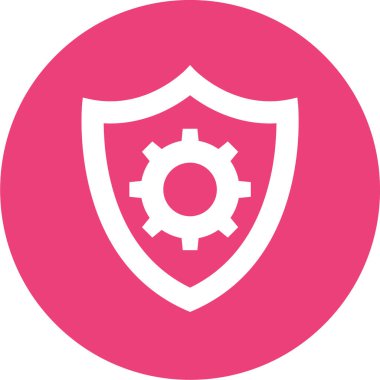 kalkan simgesi, vektör illüstrasyonu